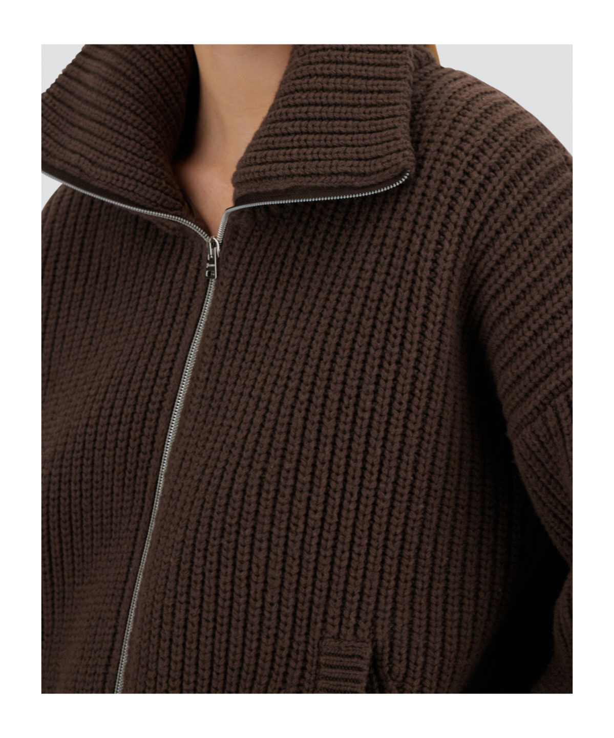 Herno Resort Cardigan In Infinity In Brown
