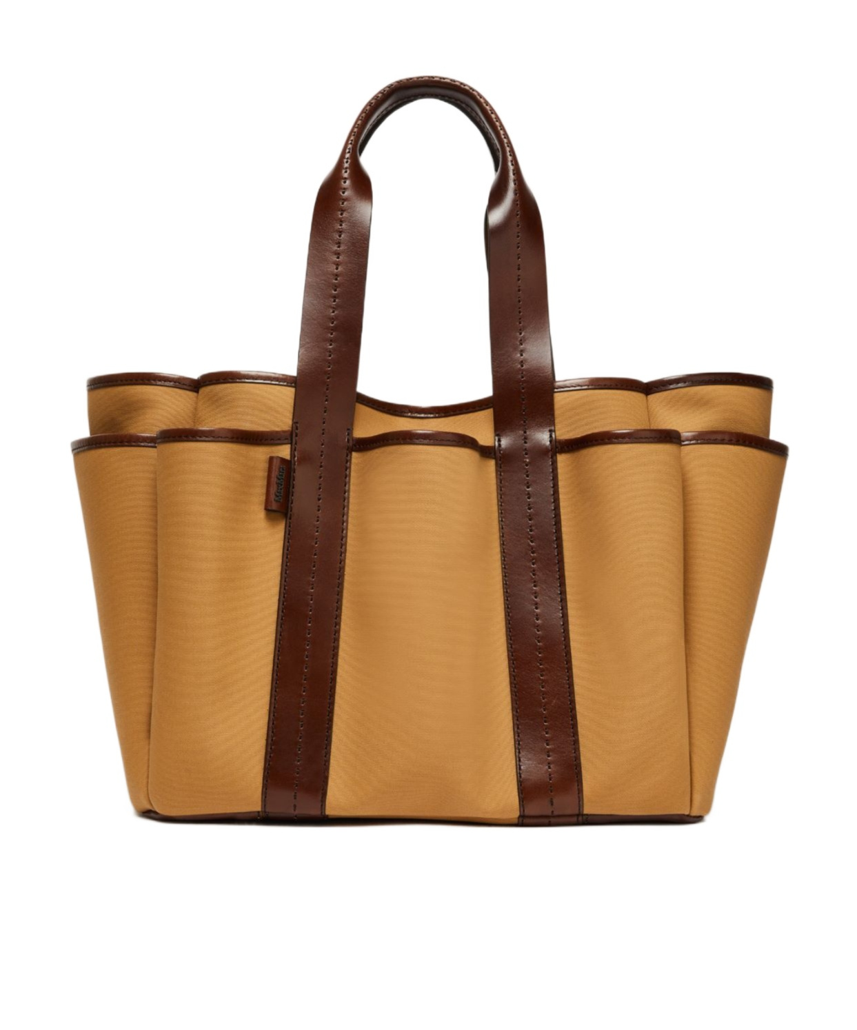 Max Mara Brown Garden Tote Bag In Brown