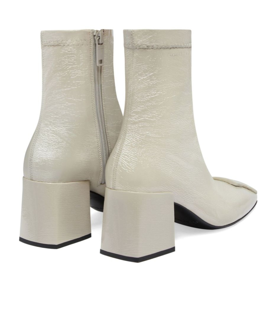 Shop Courrèges Reedition Ankle Boots In Nude
