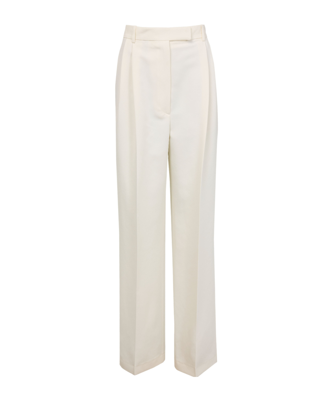 Rohe High-waisted Casual Pants In White