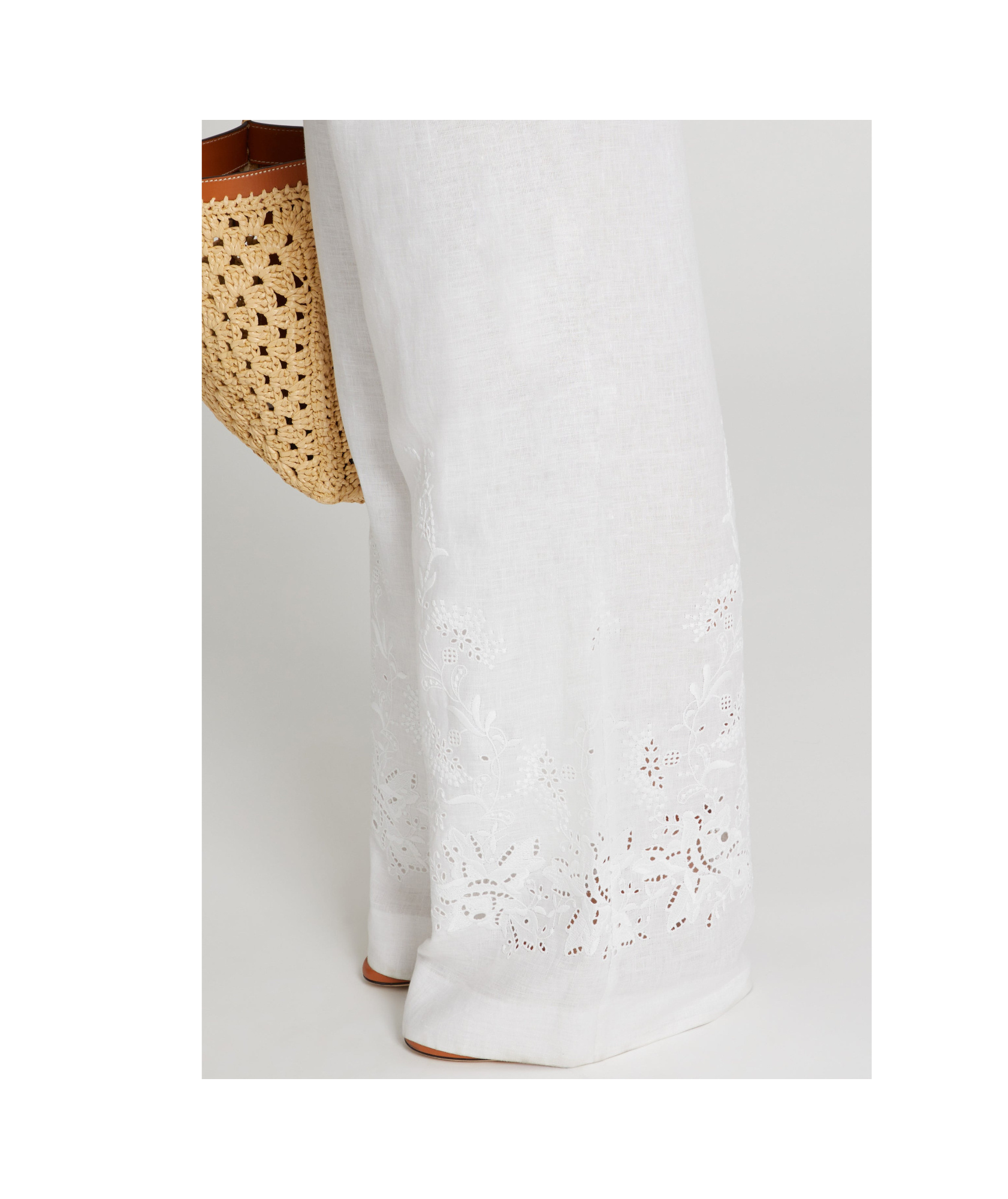 ERMANNO SCERVINO EMBROIDERED TROUSERS