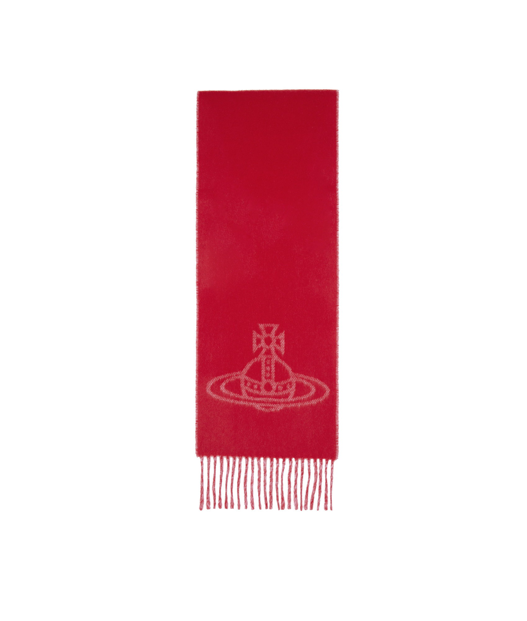 VIVIENNE WESTWOOD LOGO TASSEL SCARF 