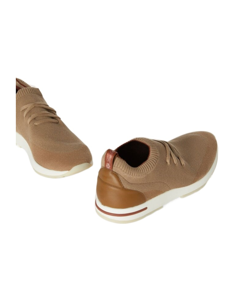 LORO PIANA 360 LP FLEXY WALK WOOL KNITTED LOW-CUT CASUAL SNEAKERS