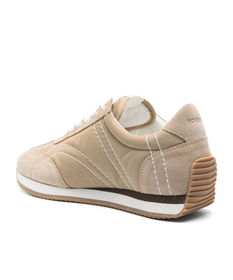 Totême Toteme Nylon Low-top Sneakers In Nude