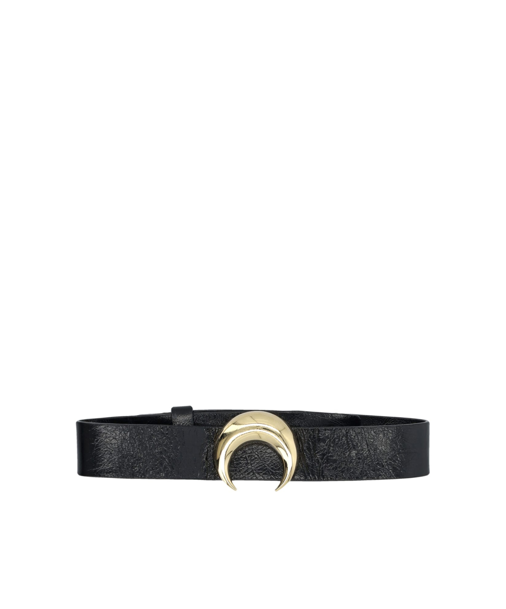 Marine Serre Moon Charm Choker In Black