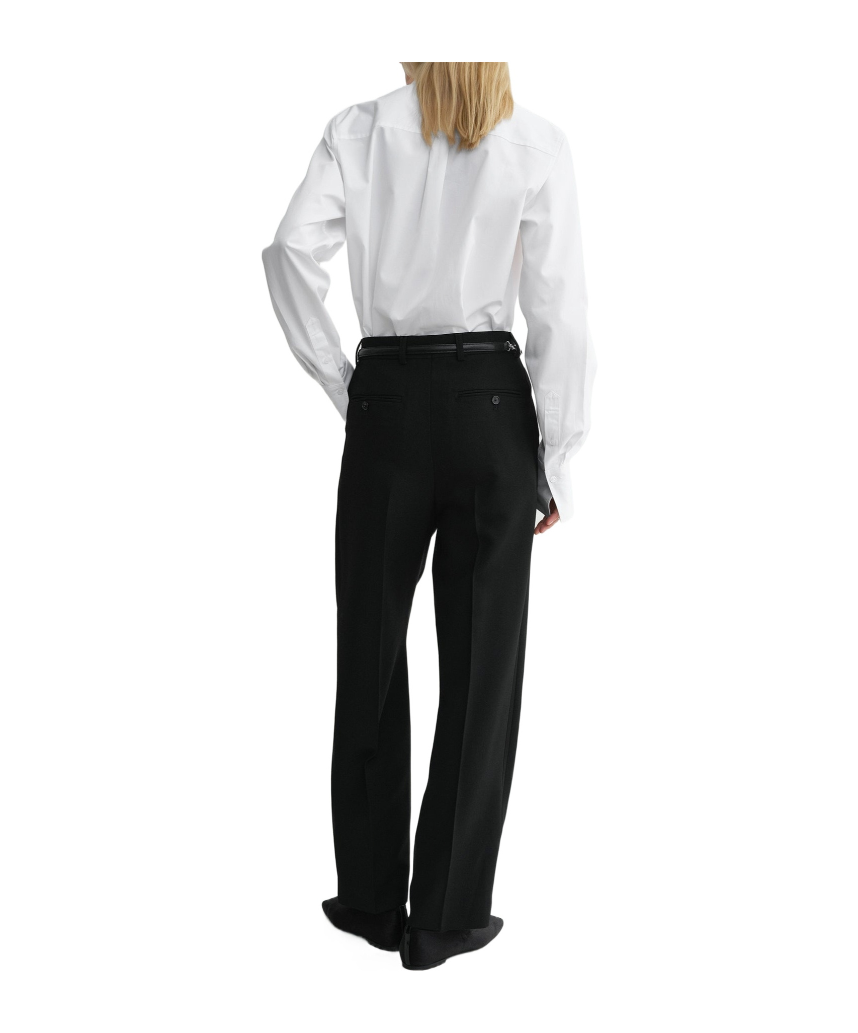 Totême Pleated Trousers In Black
