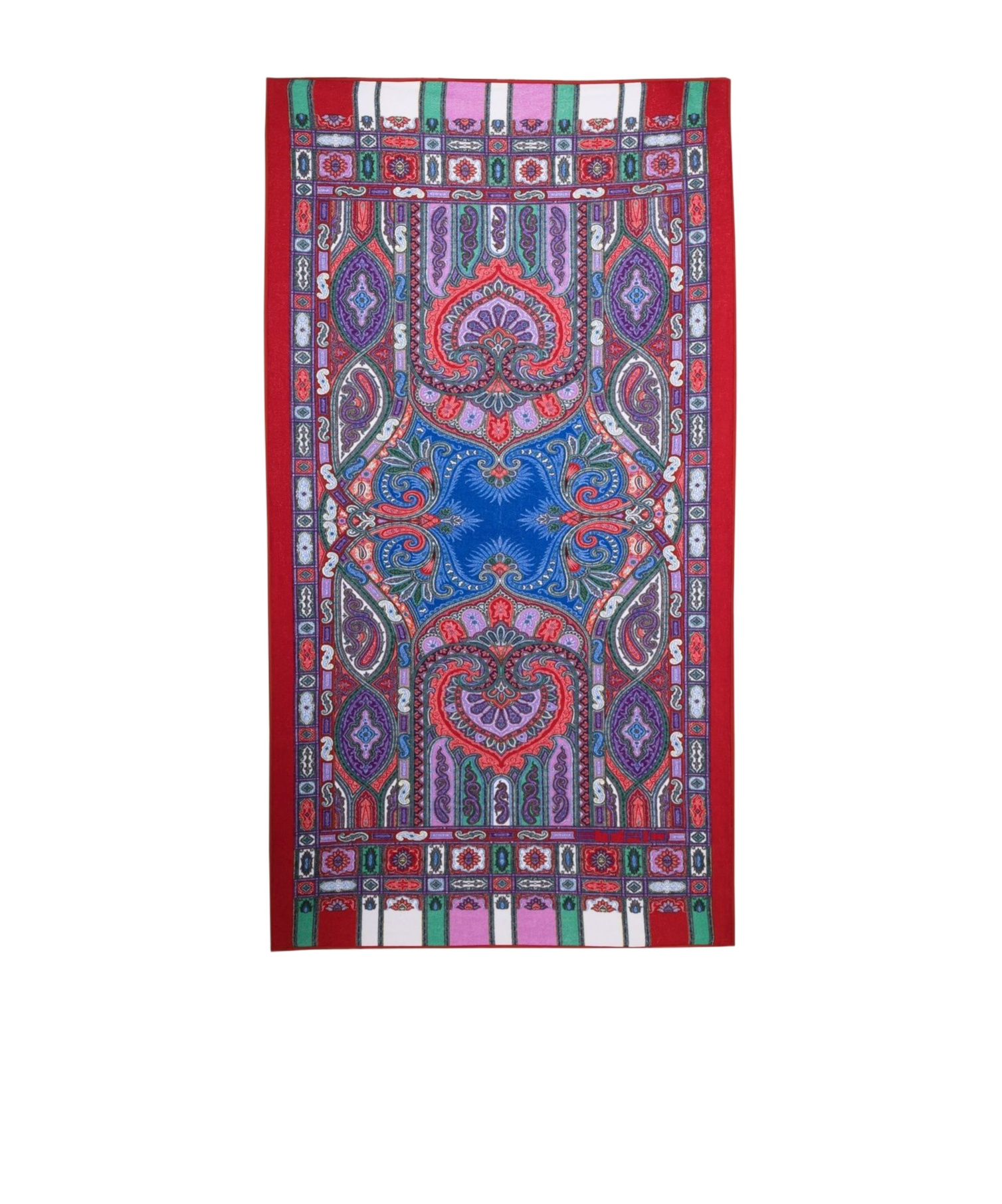 Etro Baroque-pattern Beach-towel In Multicolor