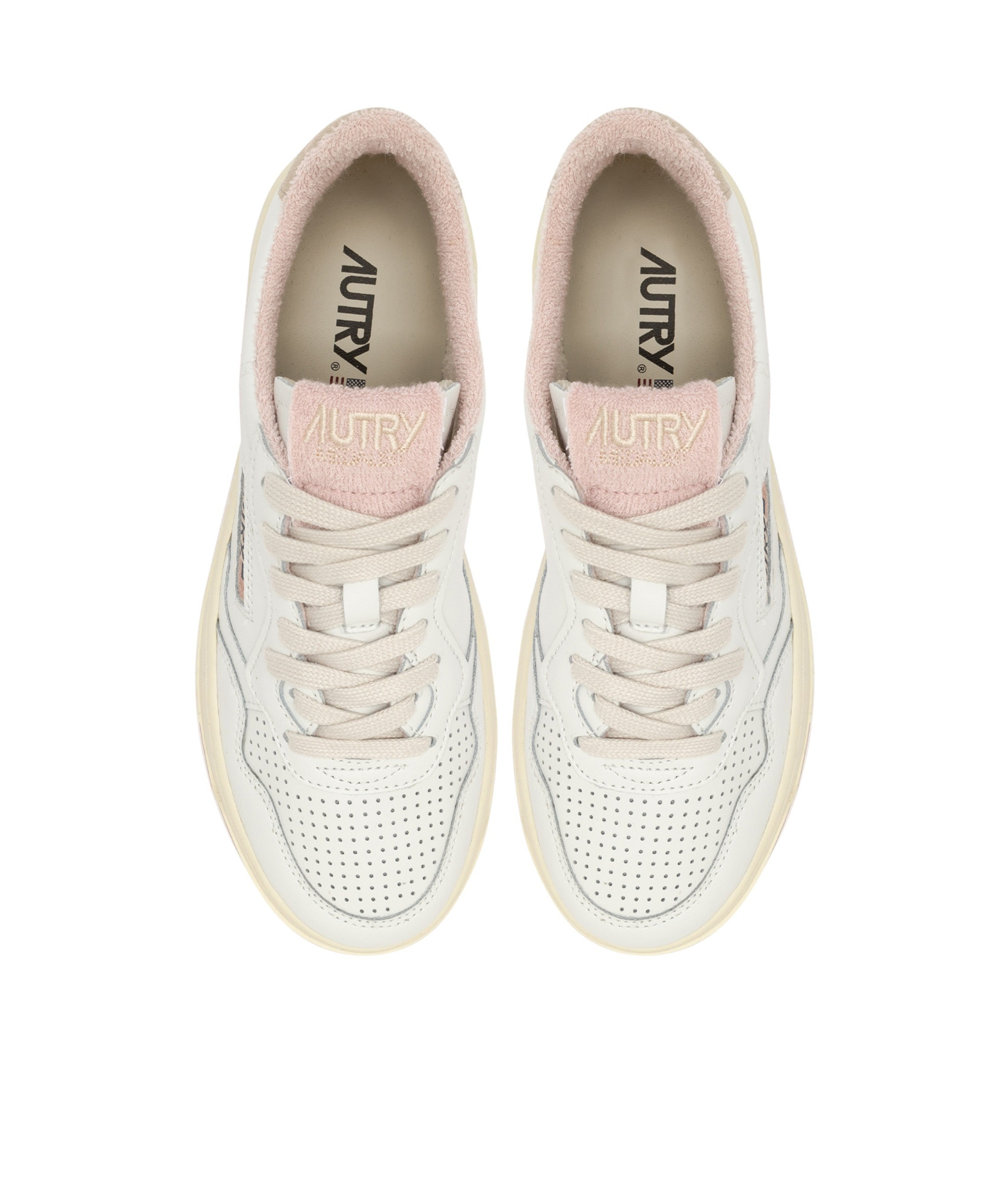 Shop Autry Medalist Low-top Sneakers In White