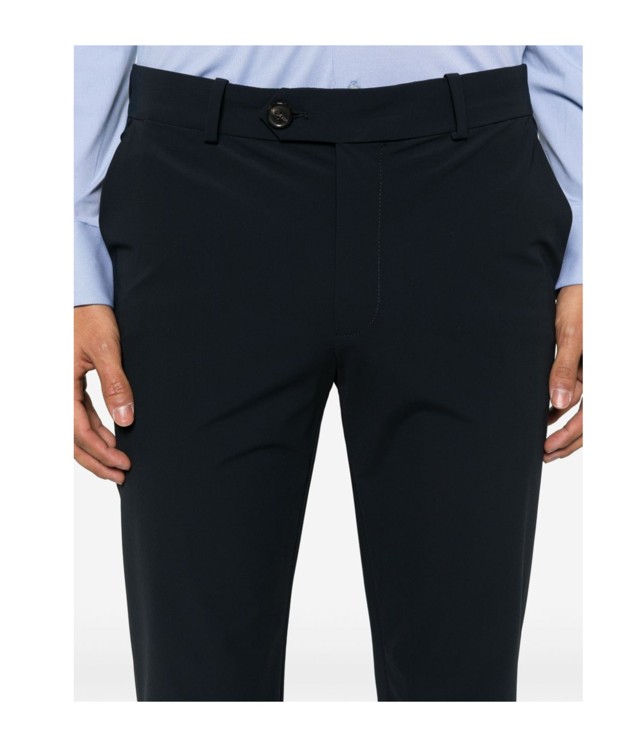 Rrd Tailored Black Pants With Modern Silhouette In Black