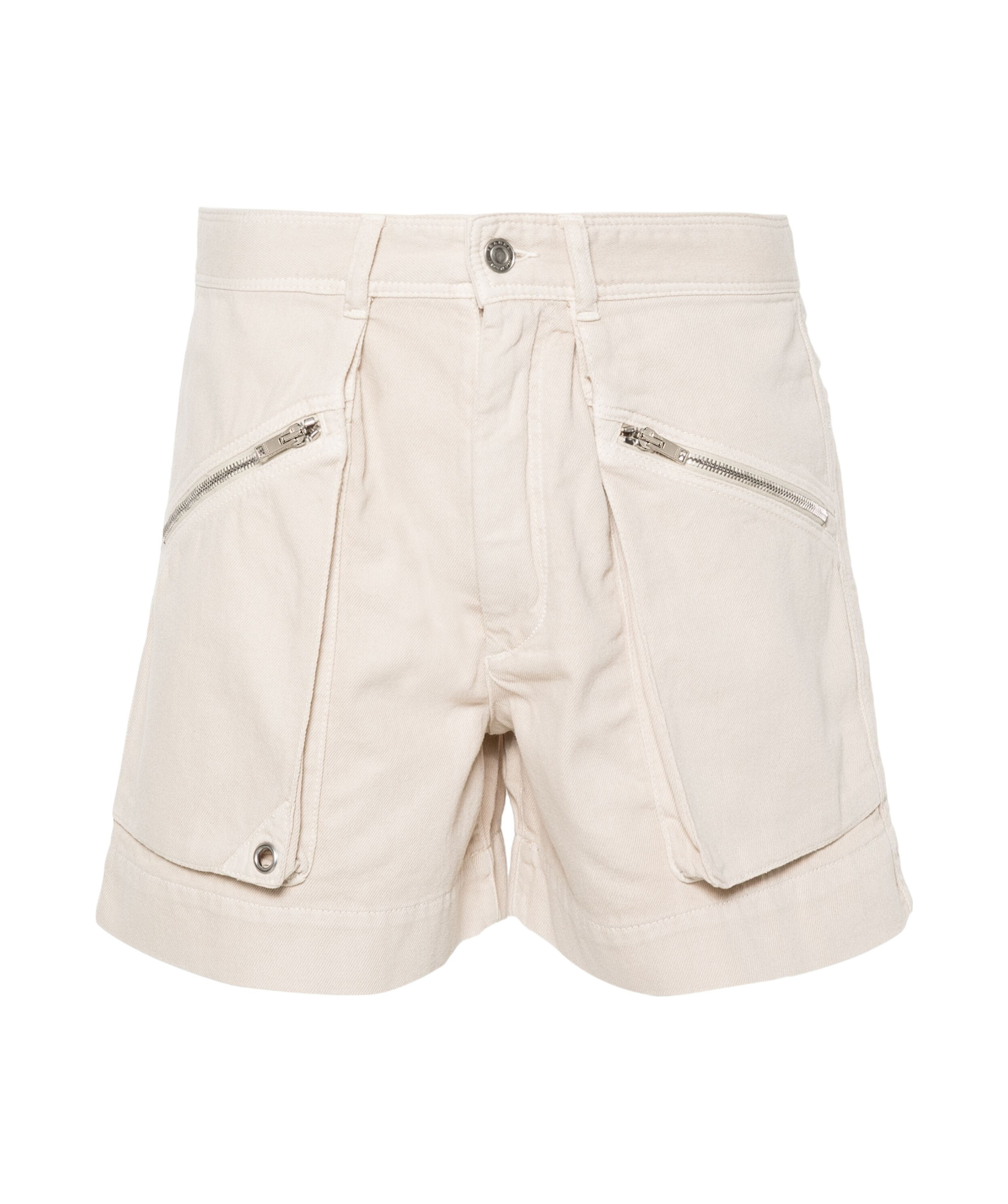 Isabel Marant Jeliano High-waisted Shorts In White