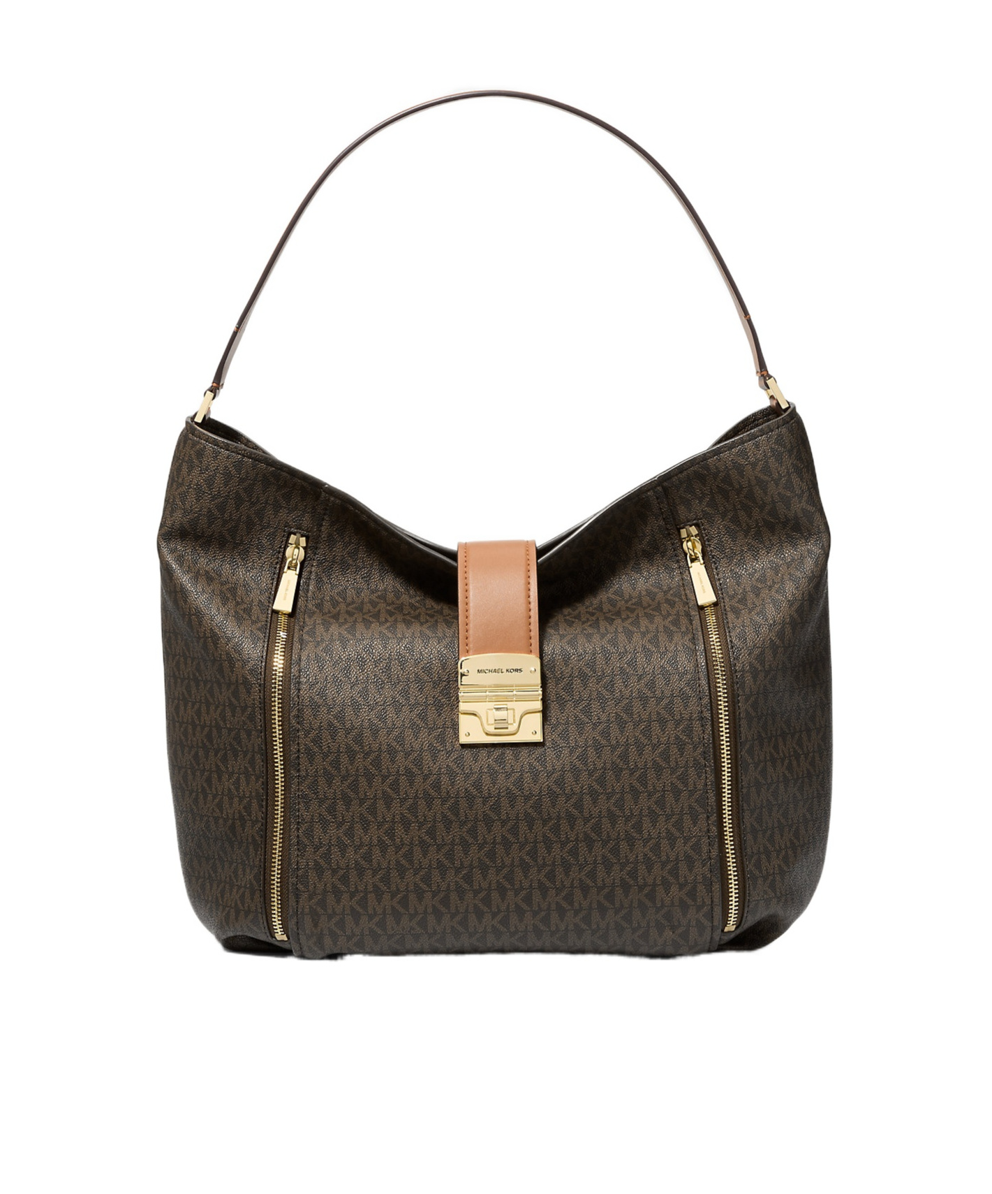 Michael Michael Kors Addison Large Signature Logo Shoulder Bag