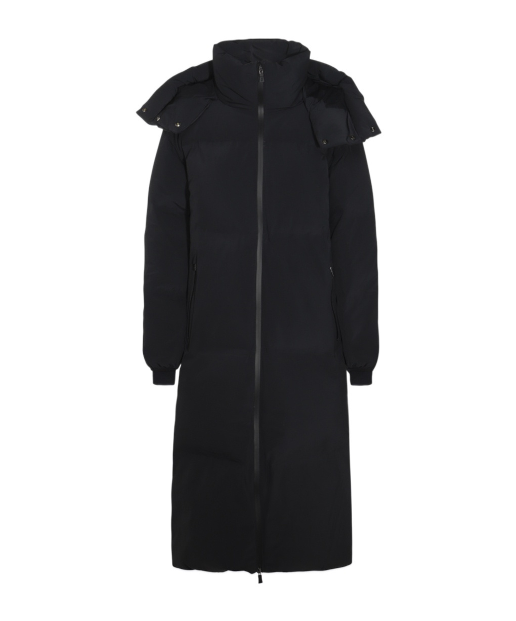 Herno Detachable-hood Parka In Black