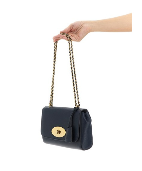Mulberry Lily Small Shoulder Bag Chain Strap In Blue