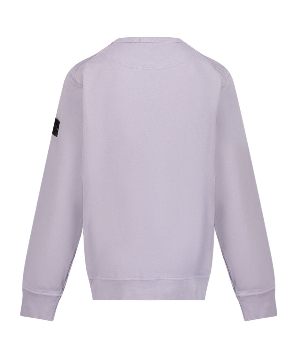 Stone Island Patch Sweatshirt In Purple