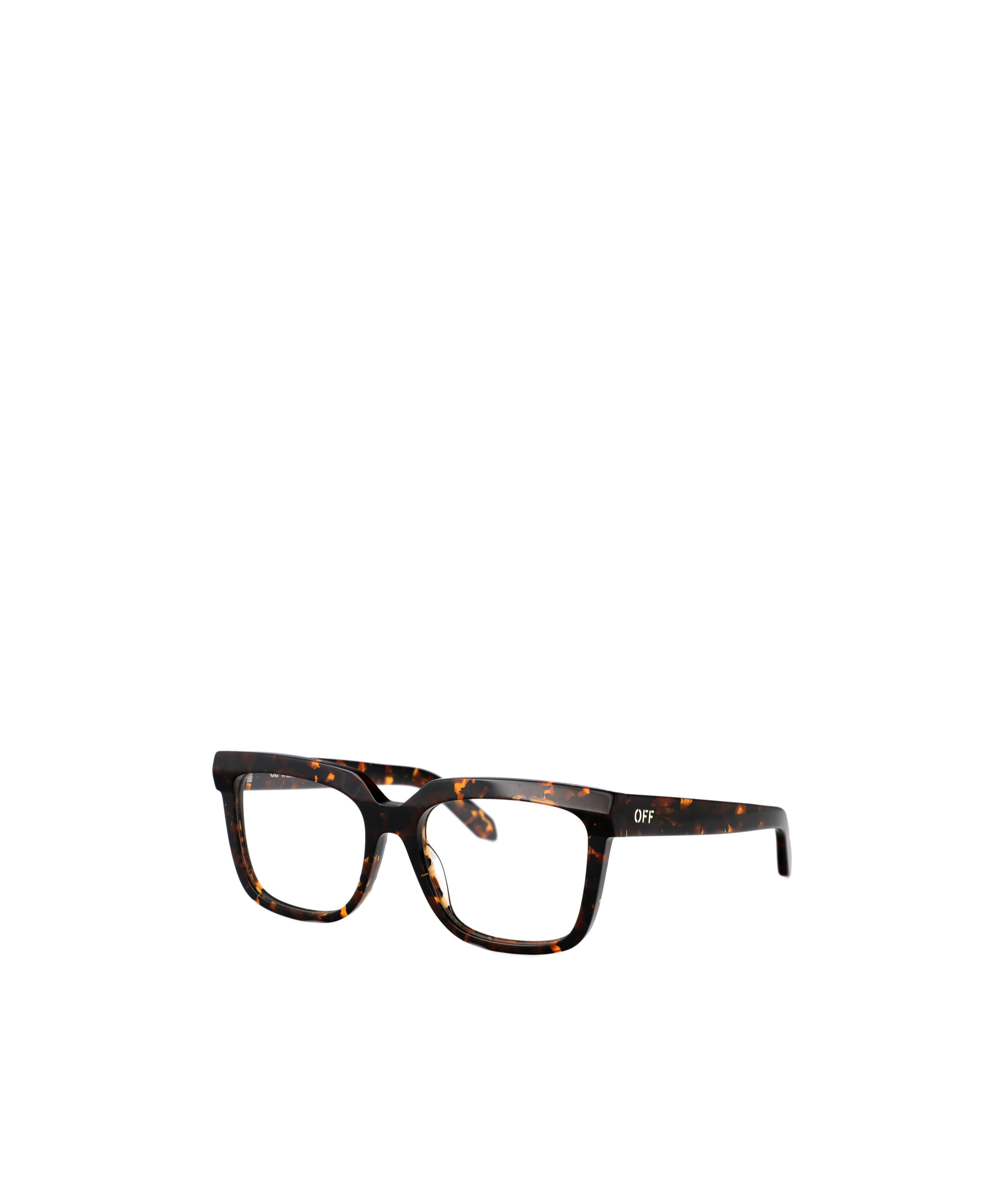 Off-white Full Frame Plain Mirror In Black