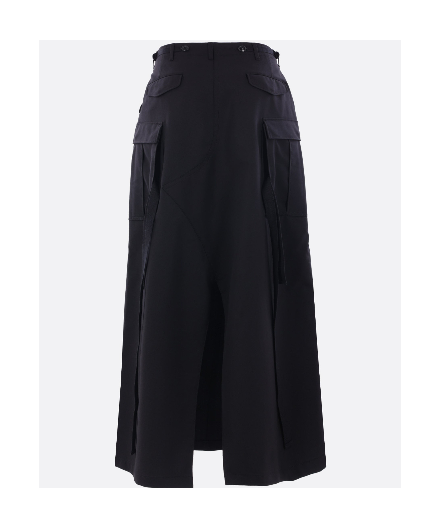 Junya Watanabe Belt Loop Skirt In Black