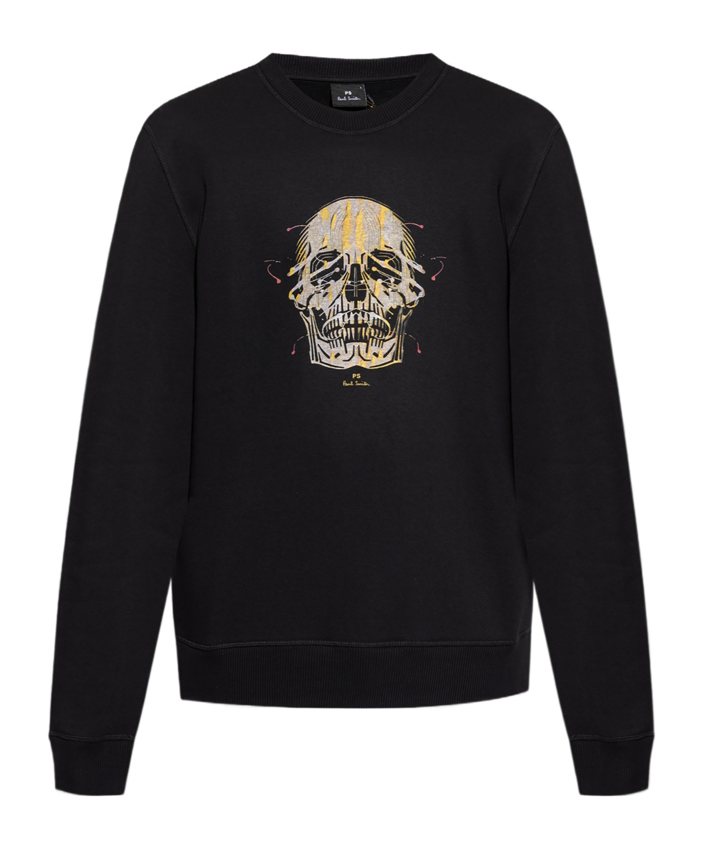 PAUL SMITH PAINTED SKULL-PRINT SWEATSHIRT
