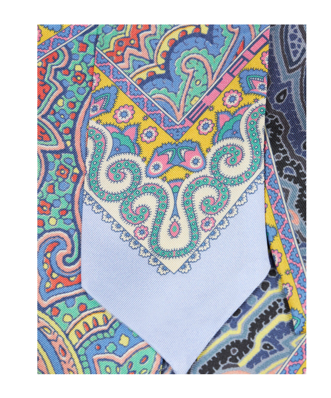 ETRO MULTICOLOURED SILK PAISLEYINA WITH MOTIF