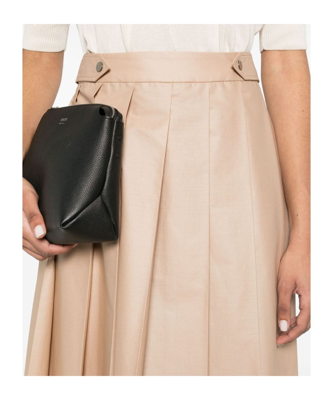 Iceberg Pleated Midi Skirt