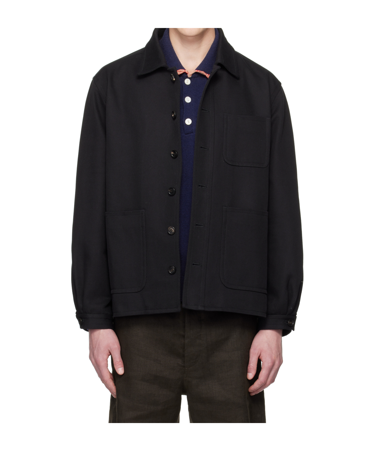 Bode Seymour Franck Jacket In Black