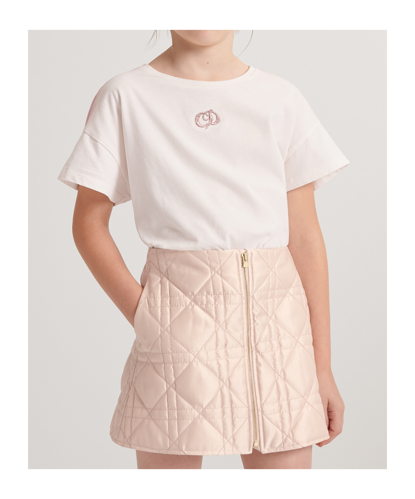 Dior Item O-neck Short-sleeved T-shirt In White