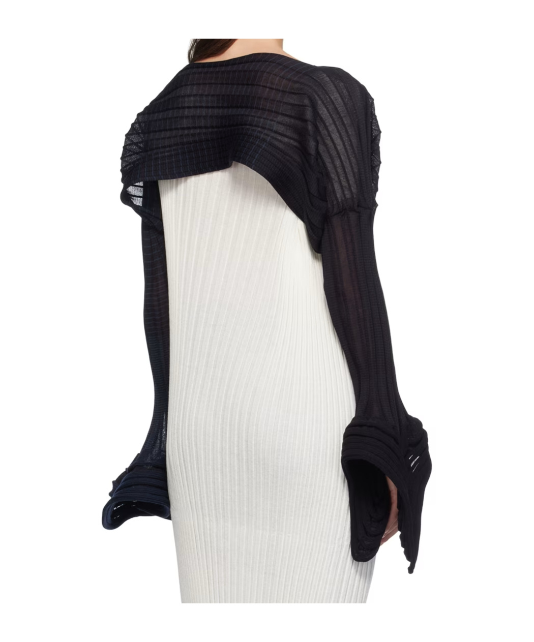 Issey Miyake Asagao Sweater In White