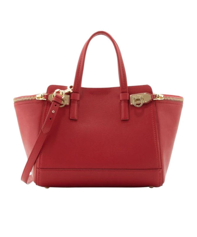 FERRAGAMO LOGO SHOULDER BAG
