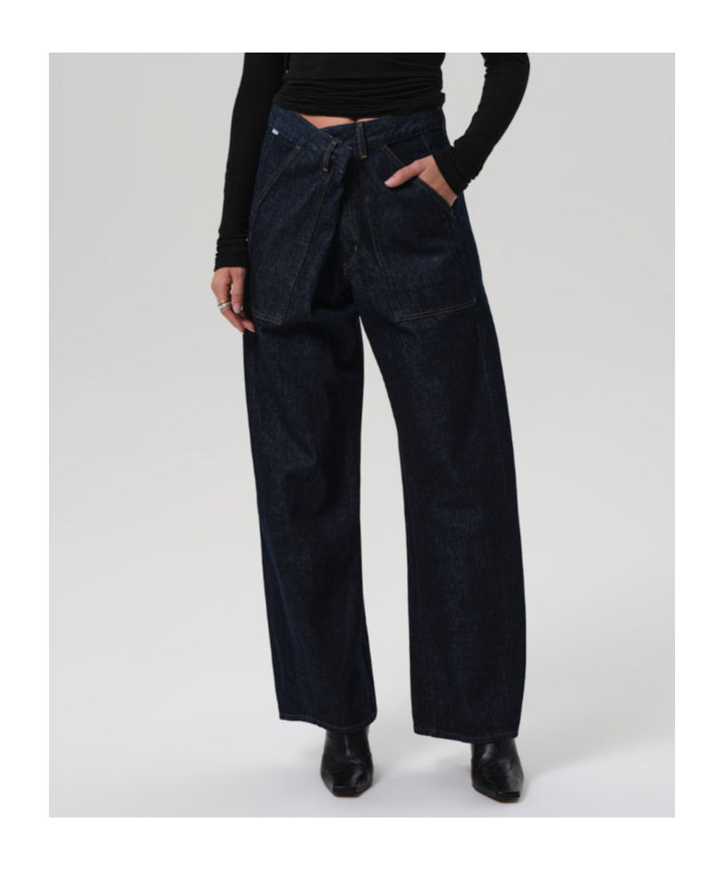 Citizen Of Humanity Ines Utility Trouser In Blue