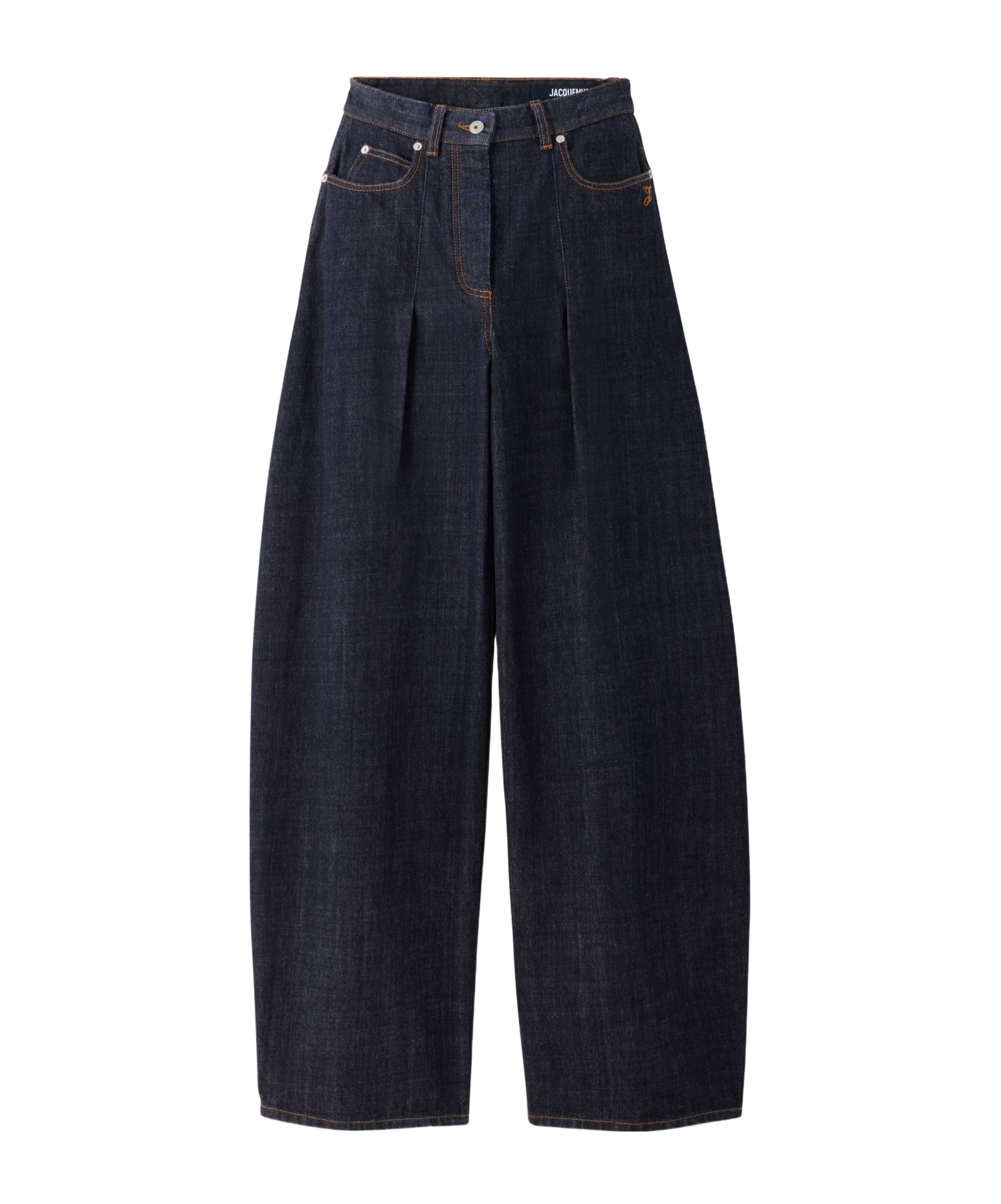 Jacquemus Jeans With Belt Loops In Black