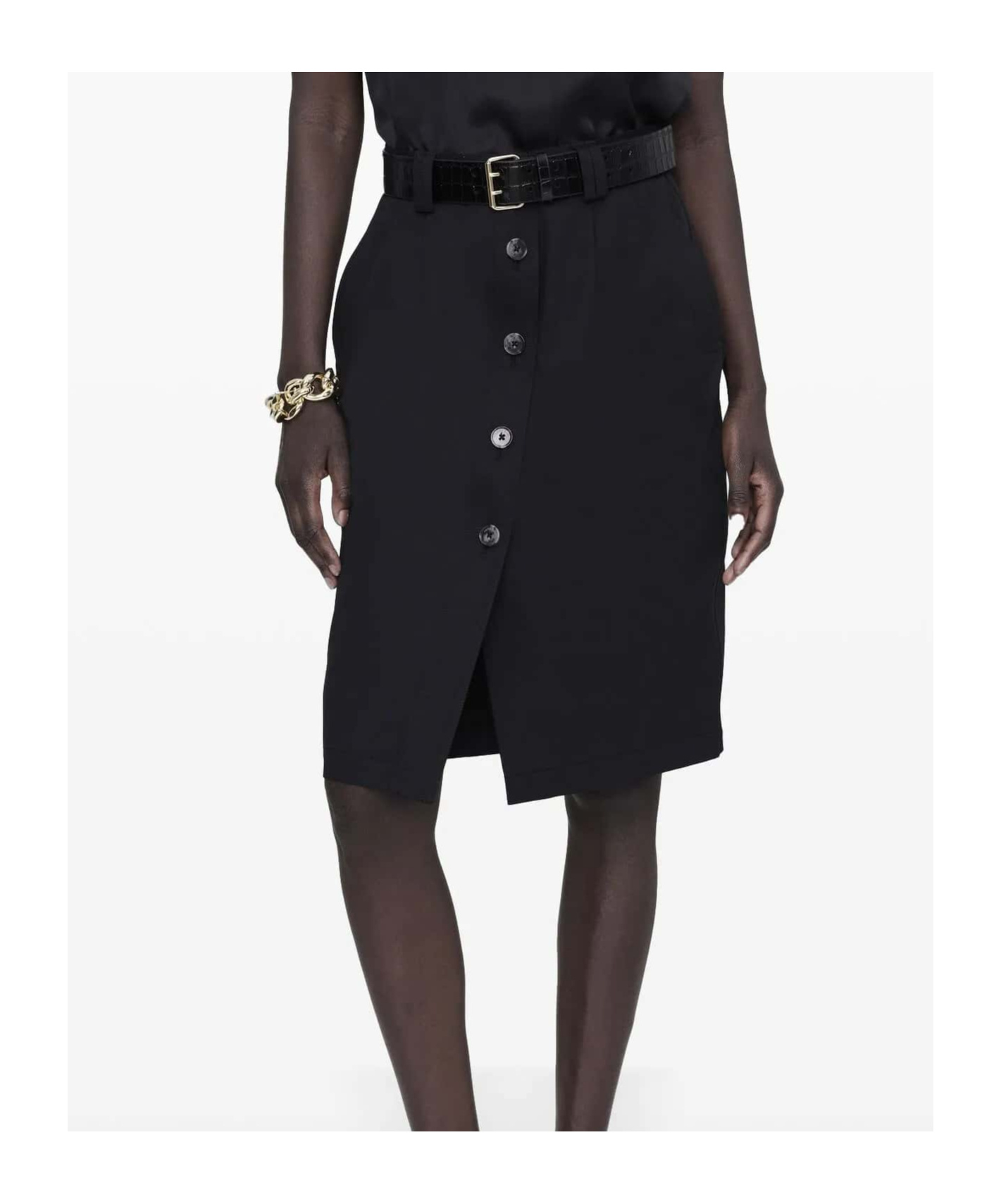ANINE BING ZAIRE MIDI SKIRT