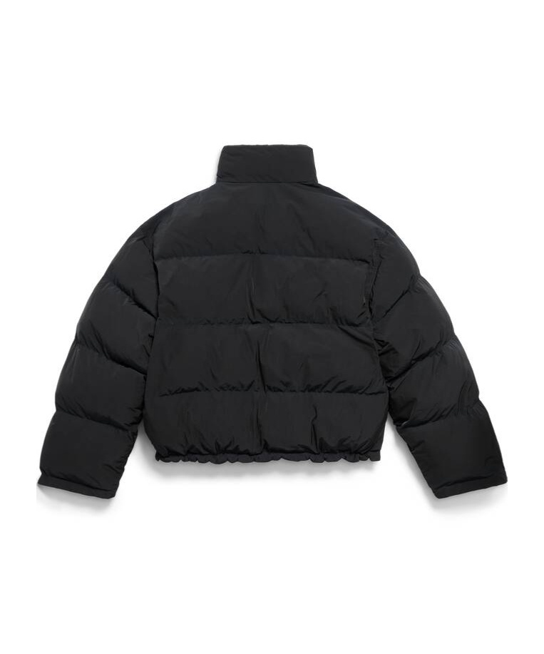 Balenciaga Loop Sports Icon Reversible Puffer Jacket In Black