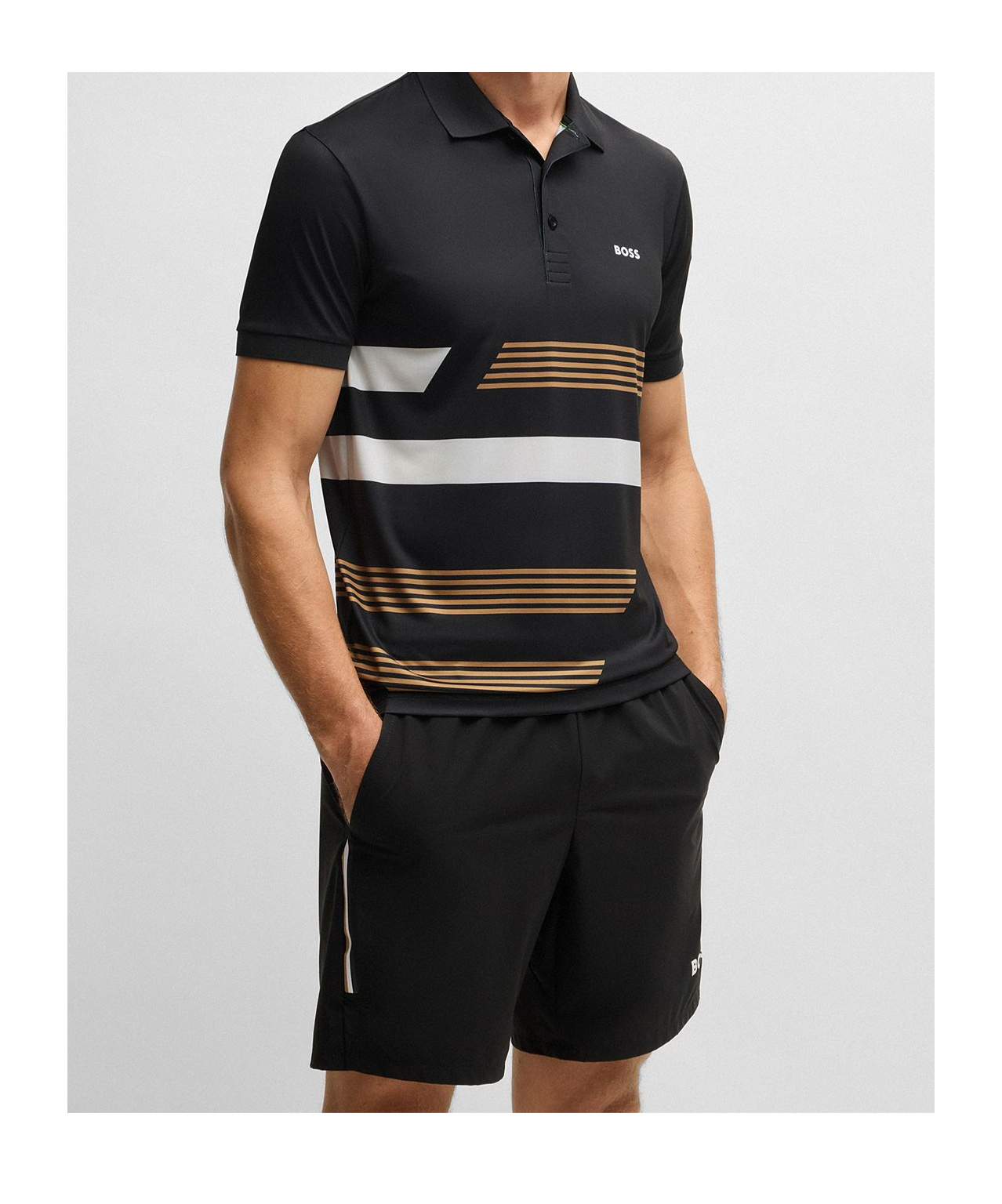 Hugo Boss Boss T-shirts And Polos In Black
