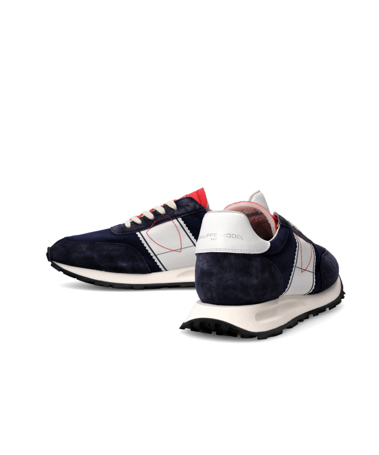 Philippe Model Laced Sneakers In Black