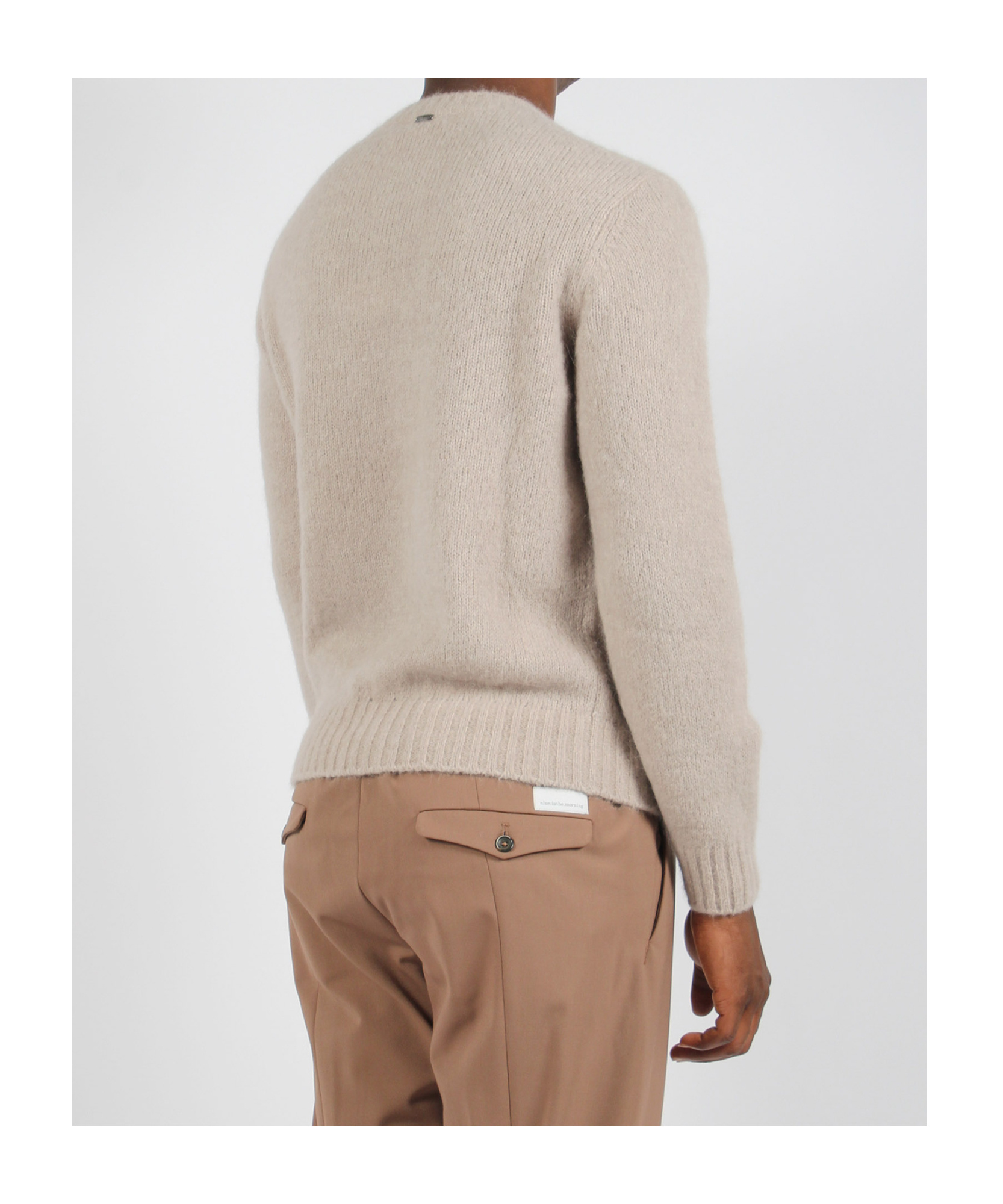 Herno Alpaca Sweater In Nude
