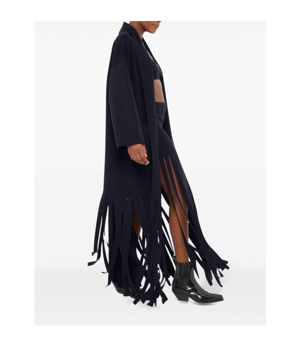 Alanui Logo-plaque Cashmere-silk Blend Cardigan In Black