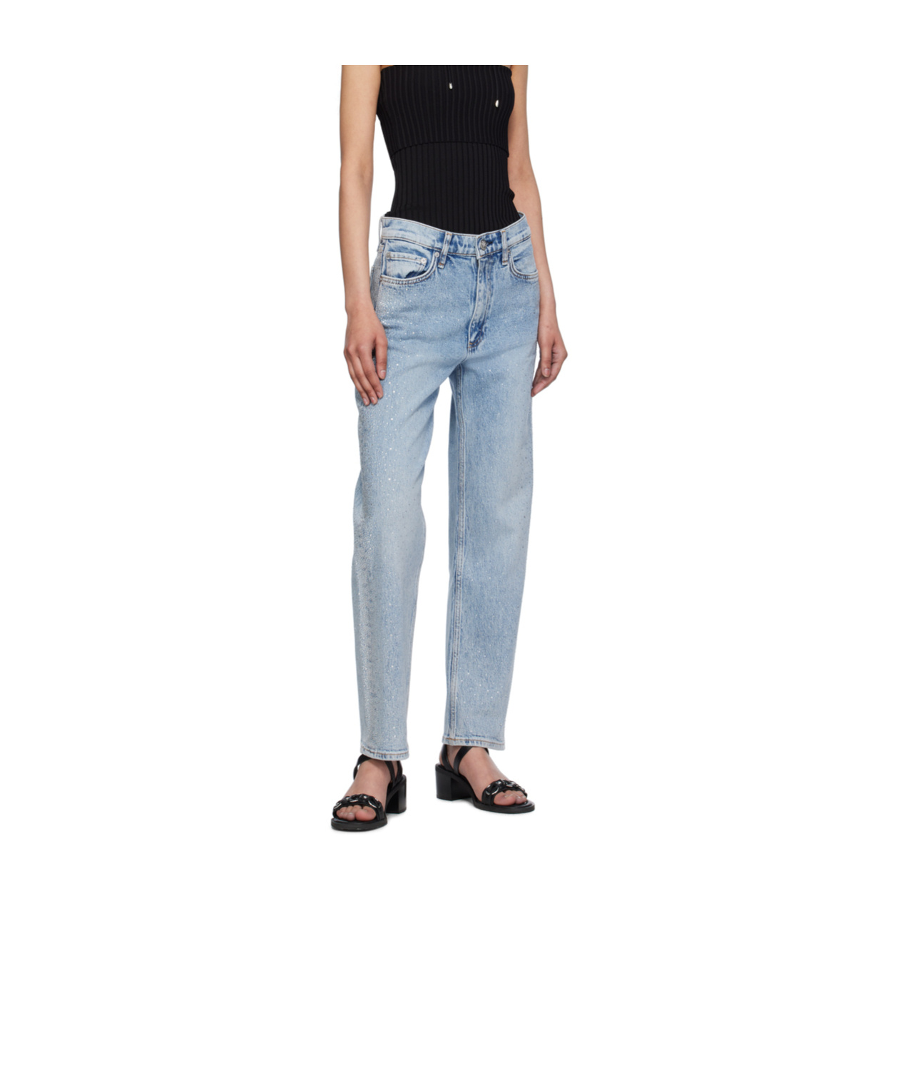 Rag & Bone Geo Chain Block Sandals