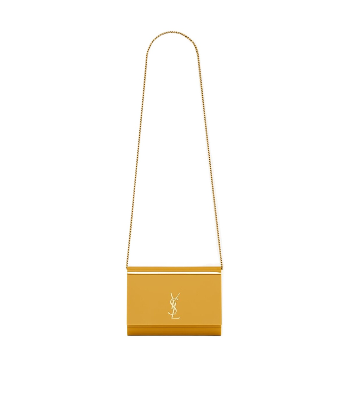 Saint Laurent Flap Shoulder Bag In Yellow