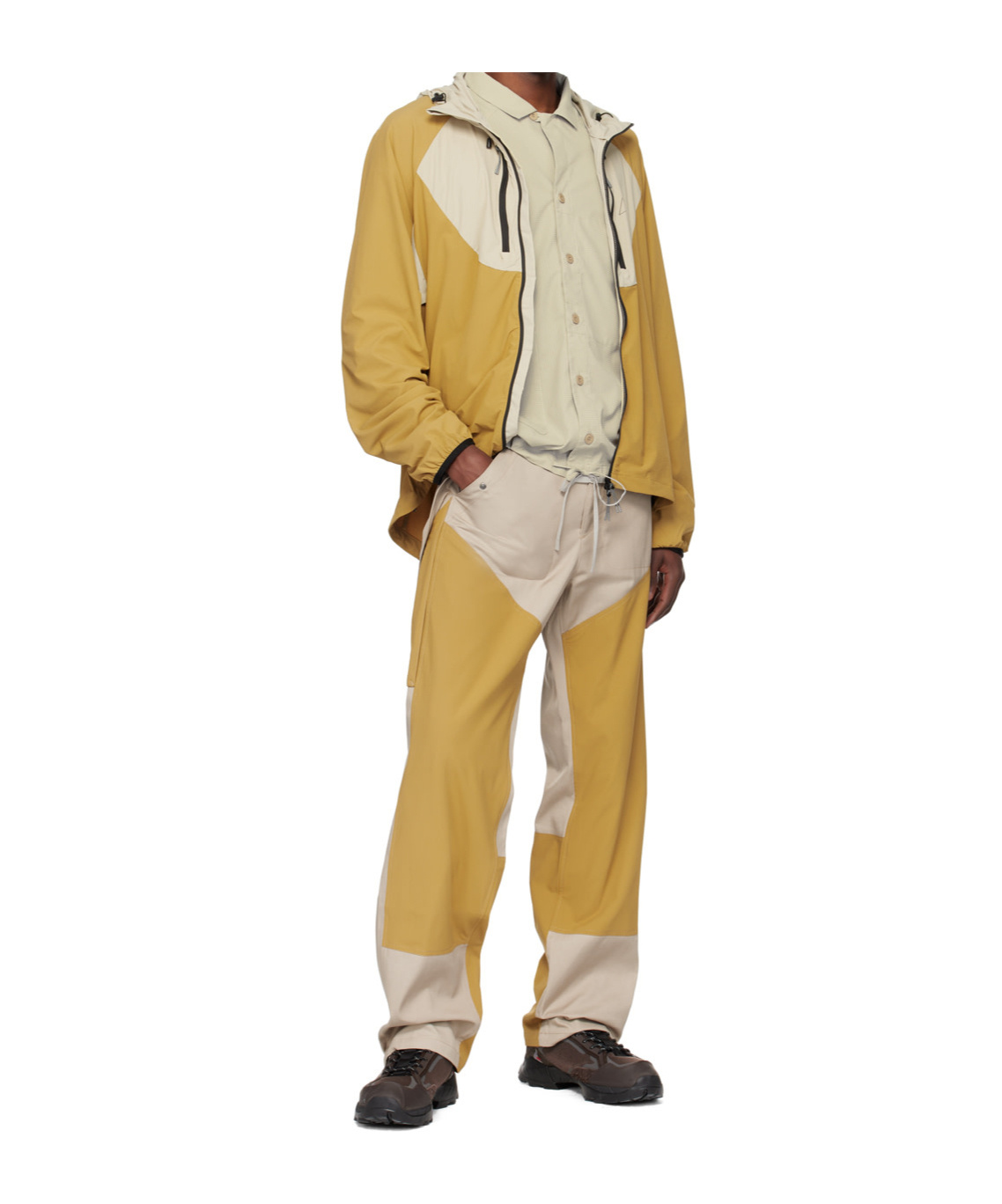Roa Cargo Trousers Bog Antique Bronze In Nude