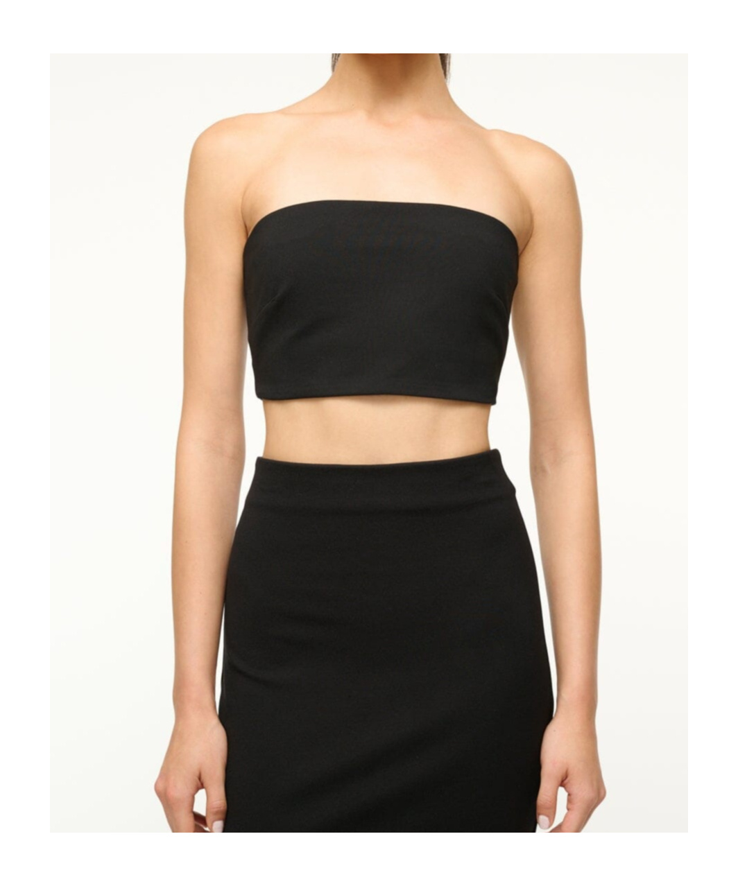 Staud Palladium Bandeau Top In Black