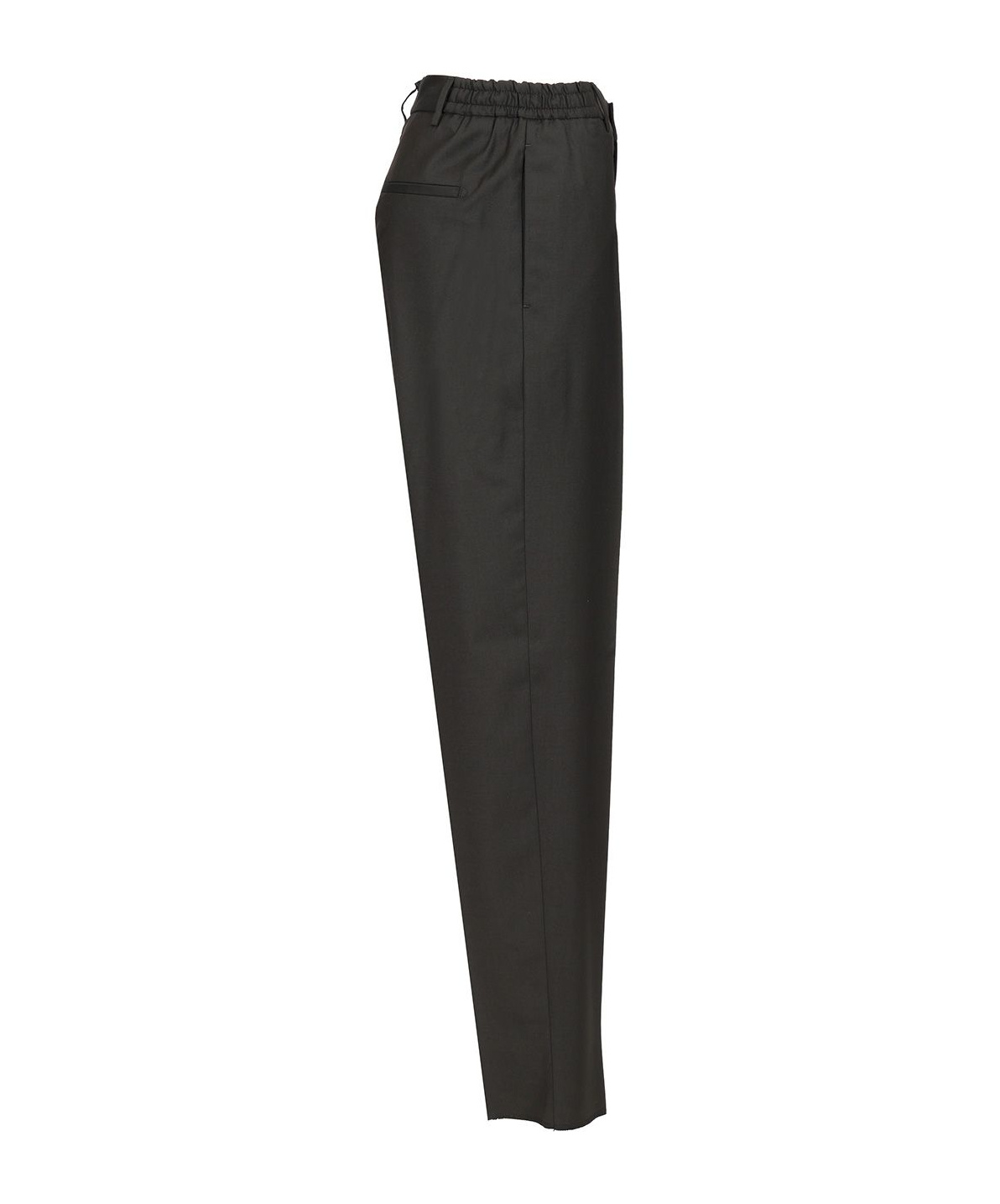 Tagliatore Garcon Con Elastico Tela Trousers Black In Black