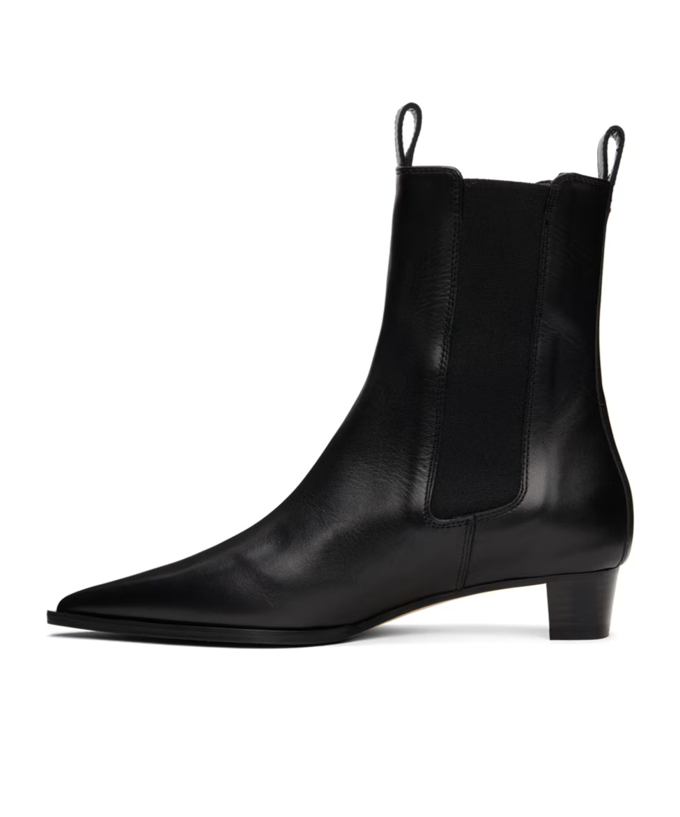 Aeyde Kiwi Ankle Boots Black In Black