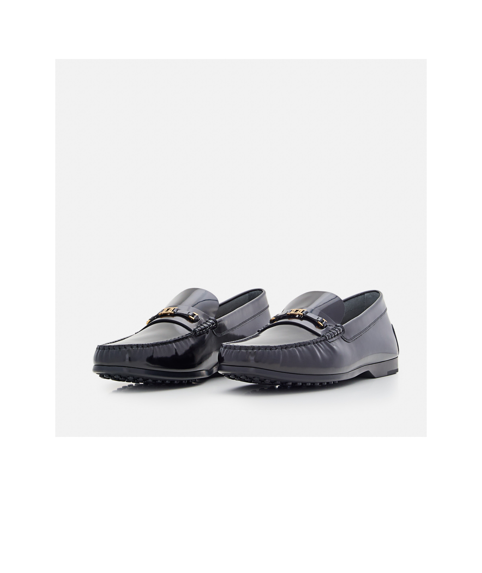 Tod's Gommino Leather Loafers In Black
