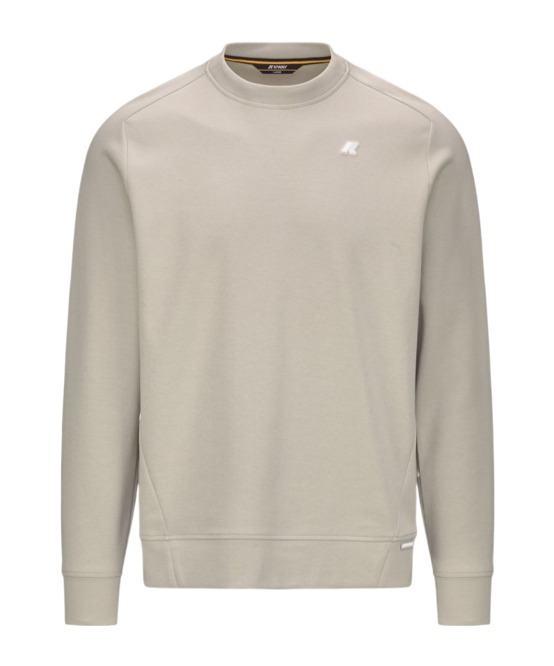 K-way Medine Logo Crew Neck Sweatshirt In Nude