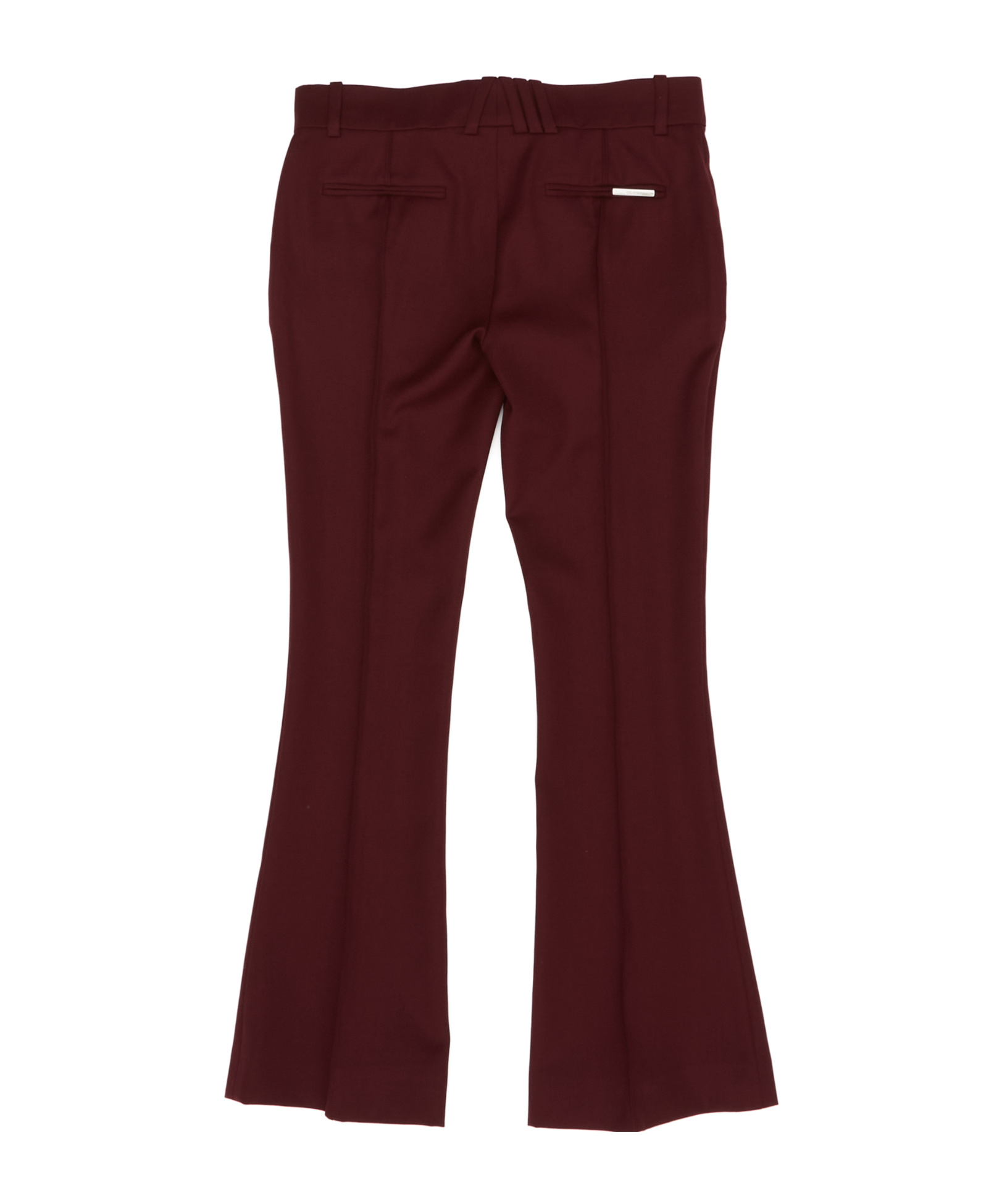 Attico Long Pants In Burgundy