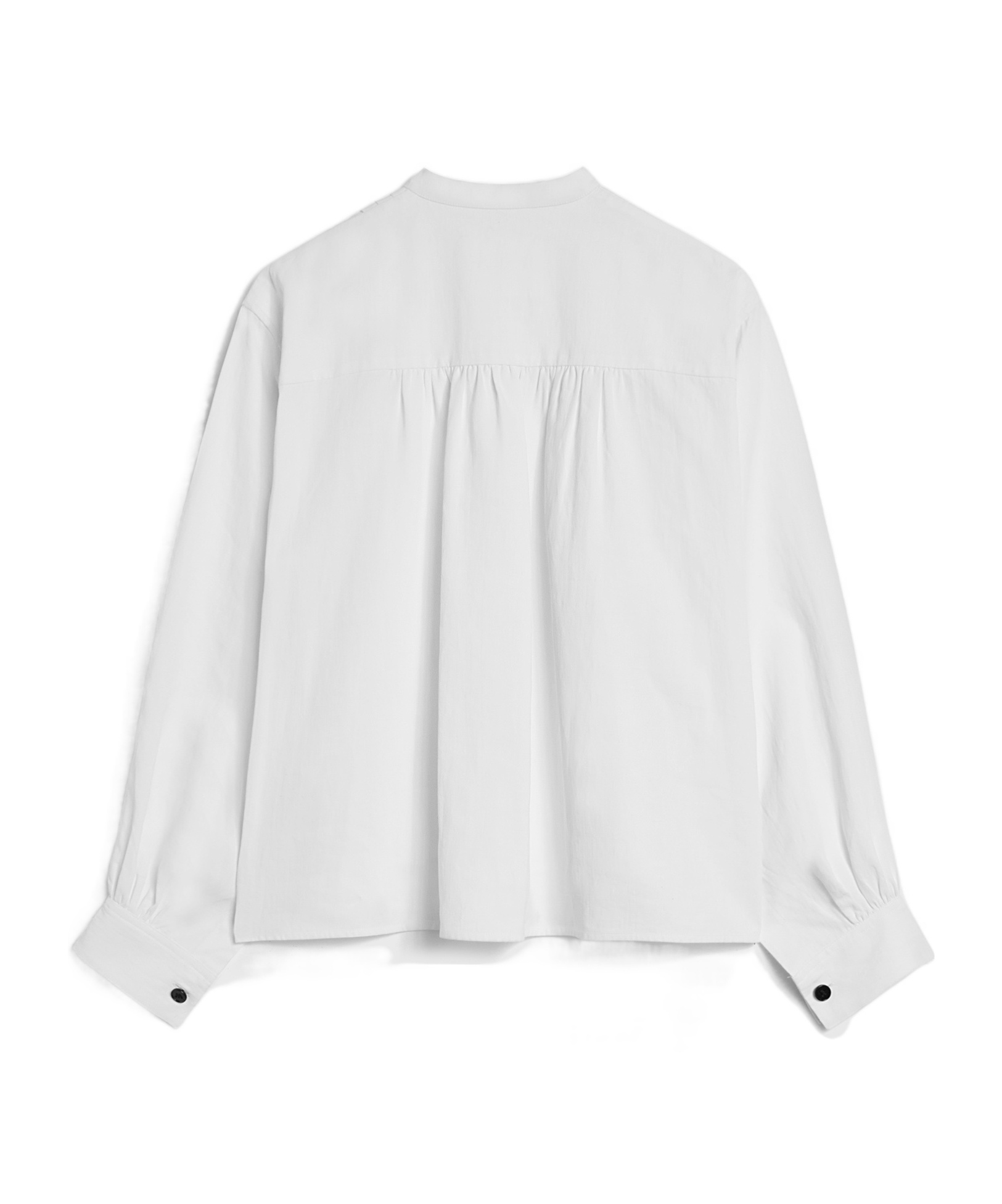 JIL SANDER LINEN PLEATED SHIRT
