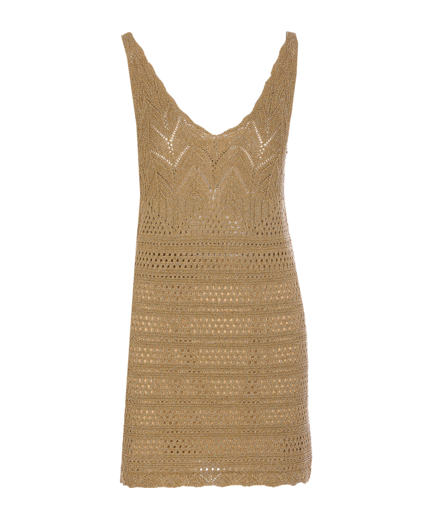 Shop Twinset Crochet Mini Dress