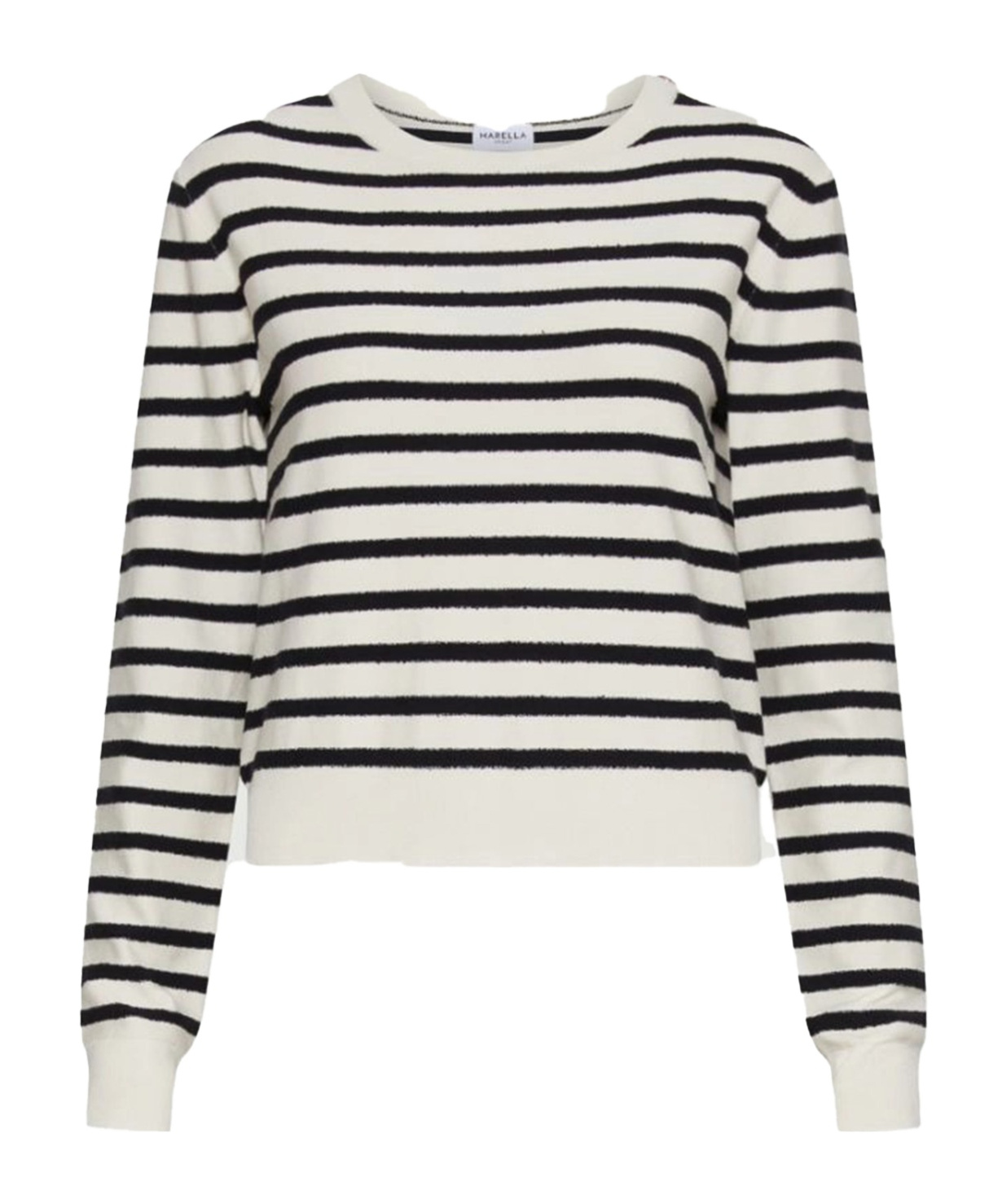 Shop Marella Striped Sweater In White