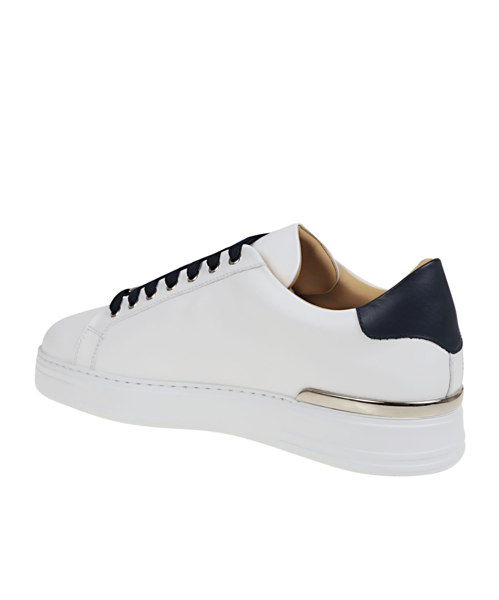 Philipp Plein Hexagon Lo-top Sneakers In White