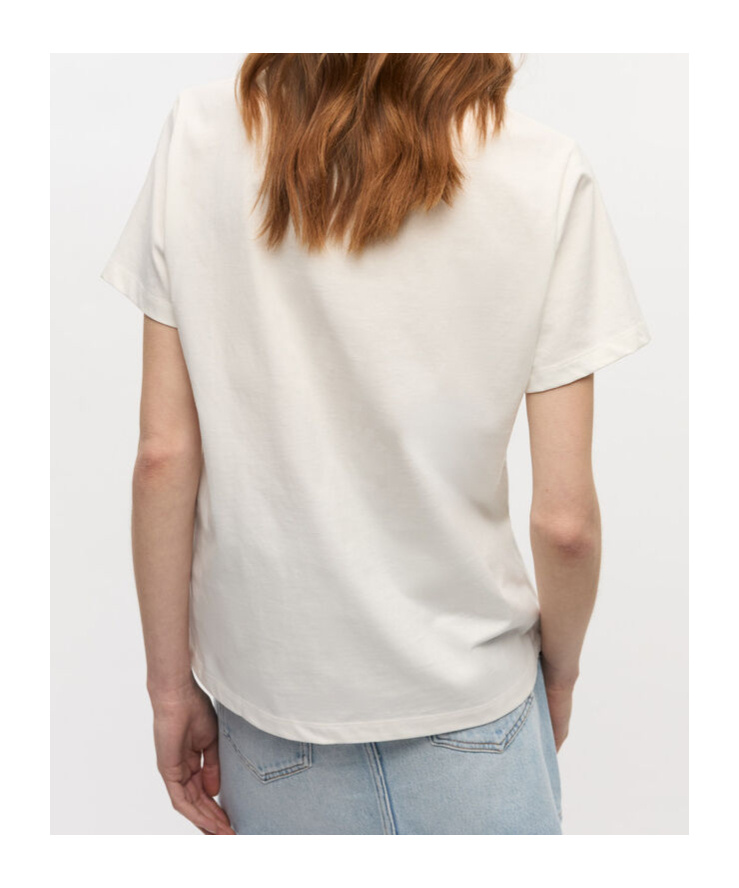 Ganni Grape Print Crew Neck Short Sleeve Top