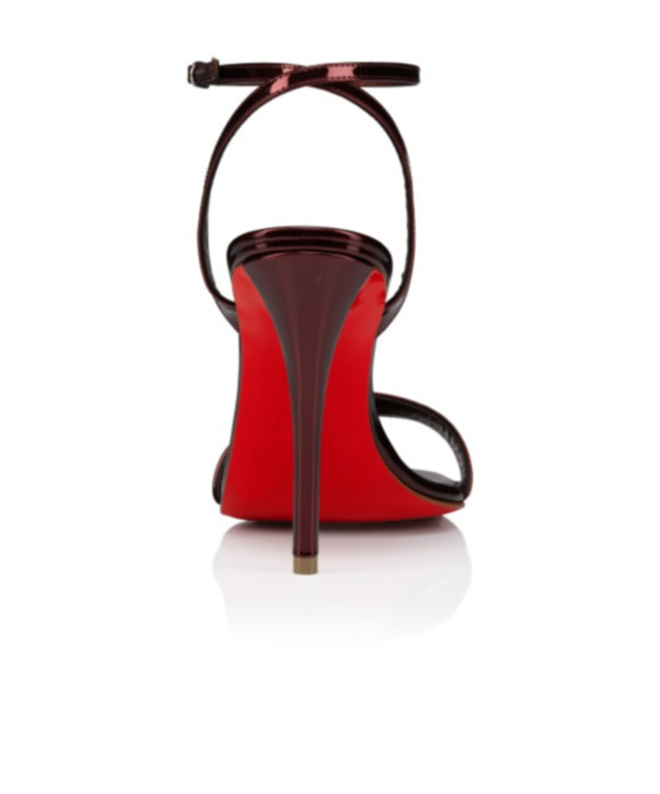 Christian Louboutin Miss Z Sandal In Burgundy